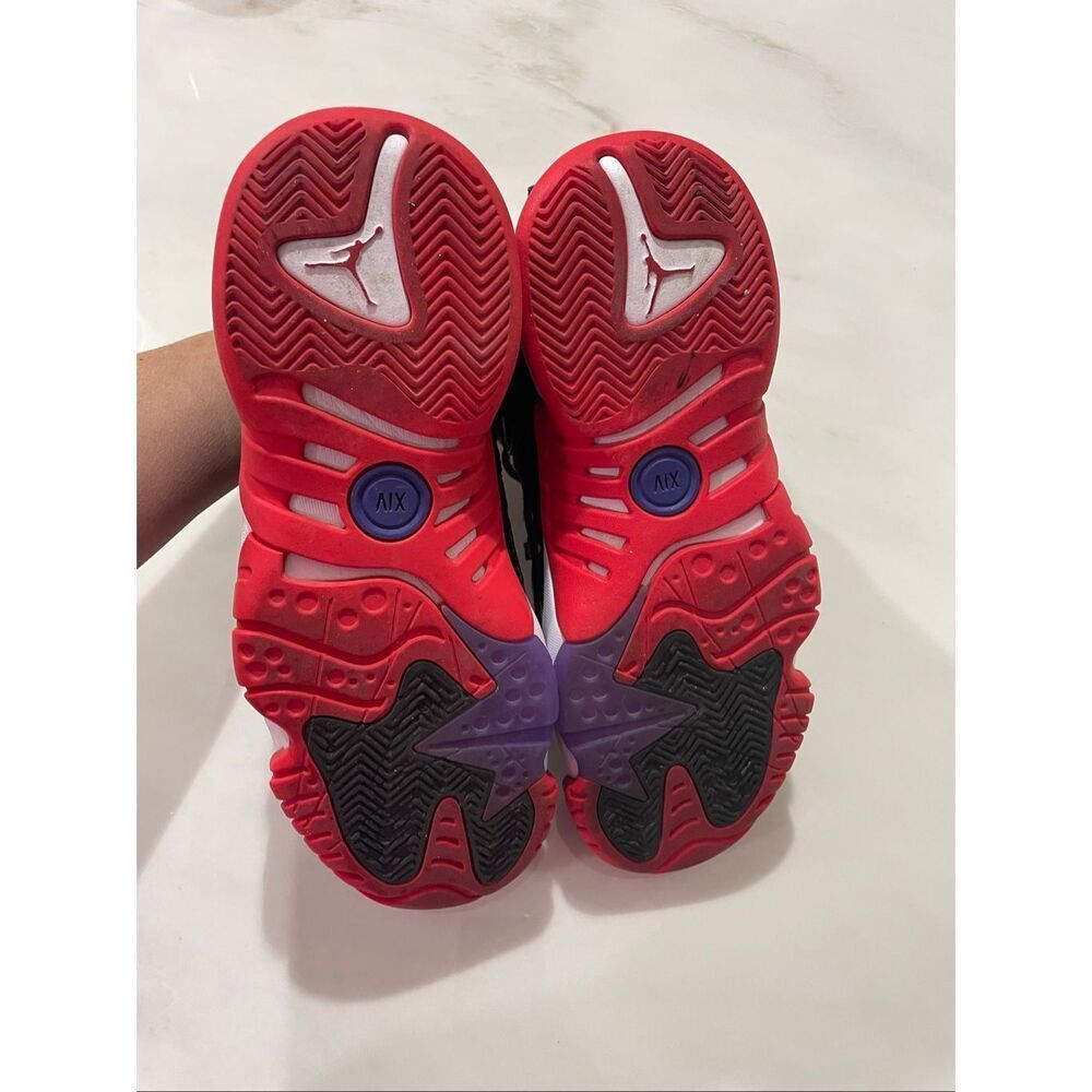 Nike Air Jordan Jumpman Two Trey Black Red Raptors Size 9 - Picture 6 of 10